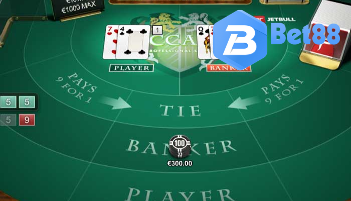 Trò chơi Baccarat là một trò chơi đánh bài phổ biến và thú vị. Chơi Baccarat tại bet88 mang lại nhiều lợi ích và cơ hội trúng thưởng lớn.